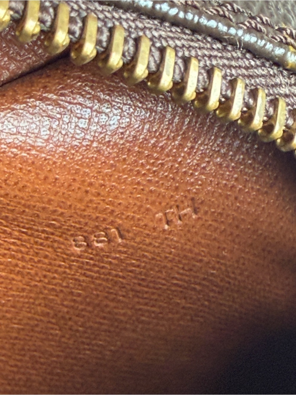 Louis Vuitton Brown Monogram Crossbody with Tan Strap - Picture 9 of 13